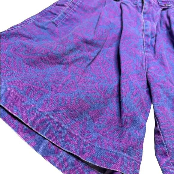 ✨ Vintage L.L. Bean Patterned High Waist Shorts Sz 4 (Fits‎ XS) ✨